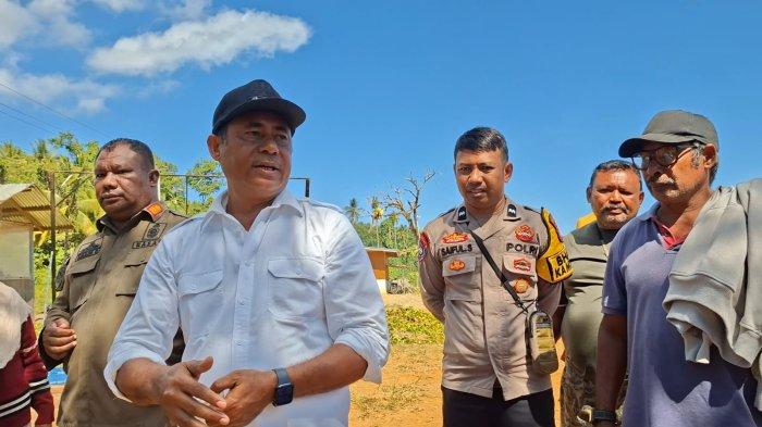 TEGAS: Bupati Halmahera Timur Ubaid Yakub temui massa aksi hingga siap mediasi sejumlah tuntutan kepada PT JAS, Minggu (26/4/2026)