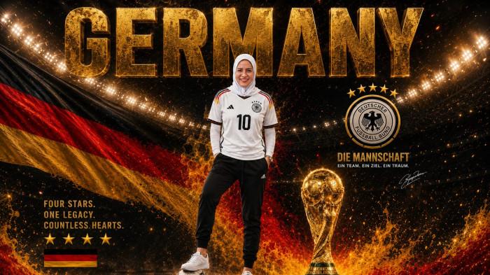 KOMPETISI: Bupati Kepulauan Sula Fifian Adeningsih Mus jagokan Jerman di Piala Dunia 2026