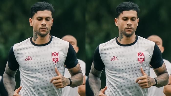 KOMPETISI: Ciro Alves disesi latihan Malut United belum lama ini