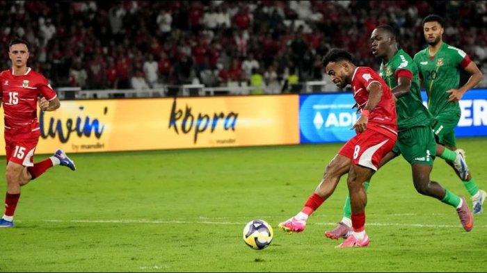 KOMPETISI: Detik-detik 'gol' Yakob Sayuri di laga Timnas Indonesia vs Saint Kitts dan Nevis, Jumat (27/3/2026) malam