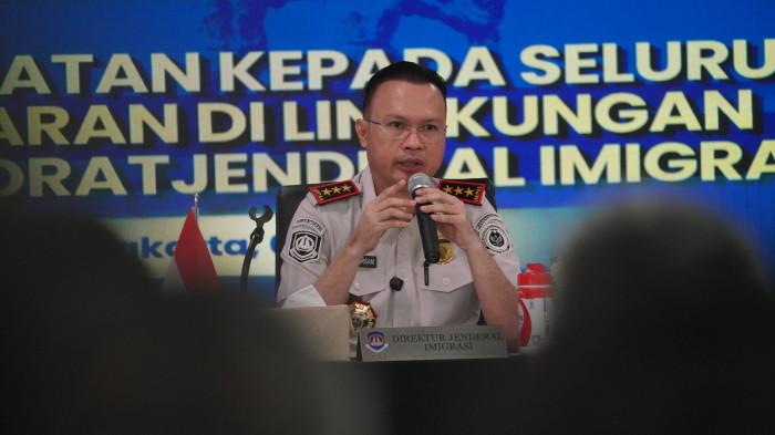 Direktur Jenderal Imigrasi Hendarsam Marantoko_pengarahan