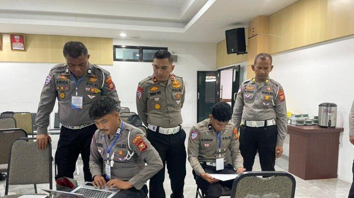 PELATIHAN - Pelatihan operator Electronic Traffic Law Enforcement (ETLE) tahun 2026 dan pelatihan operator ETLE, di Ditlantas Polda Maluku Utara di Ternate, Rabu (20/5/2026).