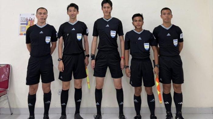 KOMPETISI: Gilang Ade Mizwar, asisten wasit (AW) asal Maluku Utara diikutsertakan pada laga Final ASEAN U17 Boys' Championship 2026, Jumat (24/4/2026)