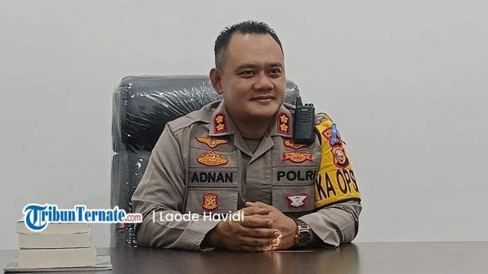 HUKUM: Kapolres Pulau Taliabu AKBP Adnan Wahyu Kashogi
