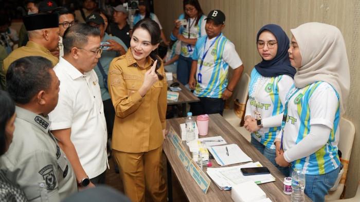 Gubernur Sherly Tjoanda Kunjungi Gerai Pengembangan Karier dari Harita Nickel