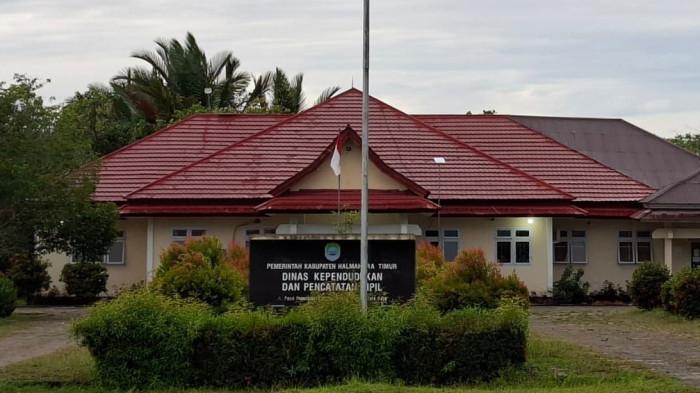 KELUHAN: Kantor Disdukcapil Halmahera Timur