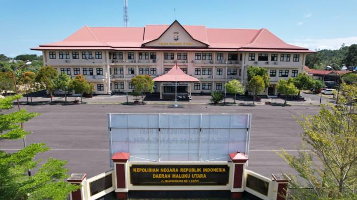 SIAGA: Kantor Polda Maluku Utara di Sofifi