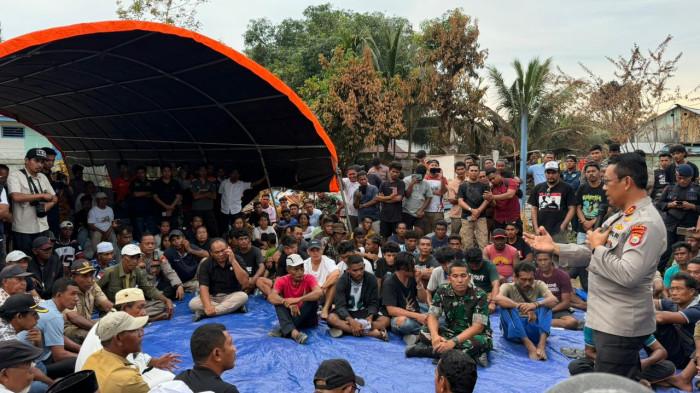 Kesepakatan damai 2 desa yang bentrok di Halmahera Tengah beberapa waktu lalu 01