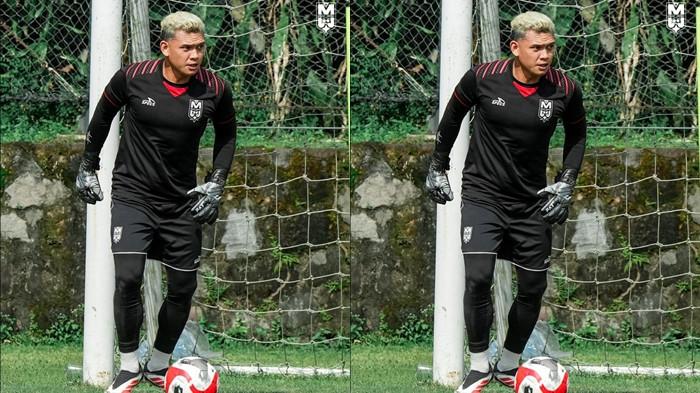 KOMPETISI: Kiper Malut United MUhammad Ridwan