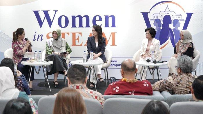 Gubernur Maluku Utara Sherly Laos menghadiri forum kolaboratif ITB Women In STEAM di Kampus ITB Jakarta.