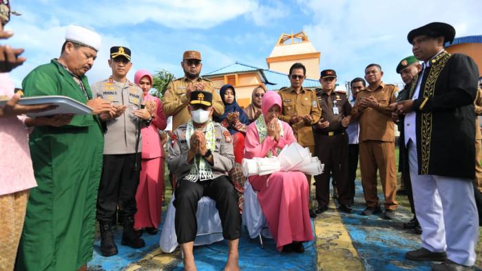 Kunker ke Halmahera Selatan, Kapolda Maluku Utara dan Rombongan Disambut Meriah 01
