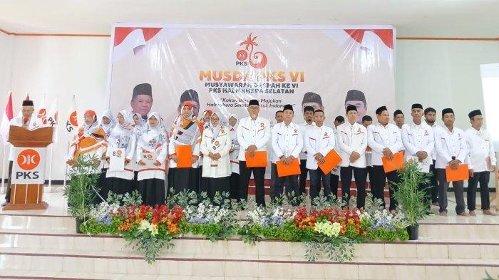 EVALUASI: Suasana berlangsungnya pembukaan Musda ke 6 DPD PKS Halmahera Selatan, Minggu (7/9/2025)