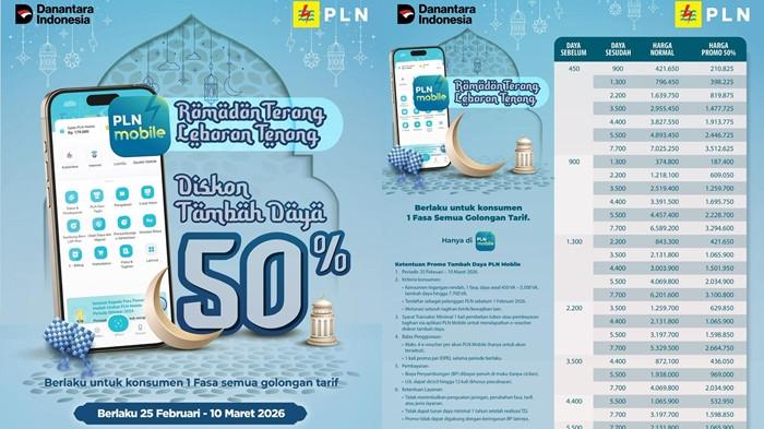 PROGRAM: Flyer PLN hadirkan promo tambah daya diskon 50 persen lewat PLN Mobile