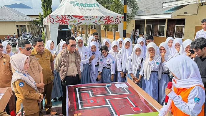 PENDIDIKAN - Suasana Pameran Expo dan Camp Robotik 2026 di SMA Negeri 2 Ternate, Maluku Utara, Senin (18/5/2026). Foto milik Dukbud Malut.