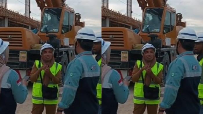 KESEHATAN: Kepala Dinas Kesehatan Pulau Taliabu Kuraisia Marsaoly pantau progres pembangunan RSUD Bobong tipe c, Jumat (7/11/2025)