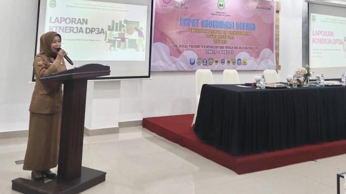 PROGRAM: Sambutan Kepala DP3A Maluku Utara, Hairiah pada rapat koordinasi (Rakor) pembangunan daerah (Rakorda) 2026, Selasa (7/4/2026) pagi