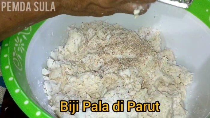 Sagu bakar berbahan pala