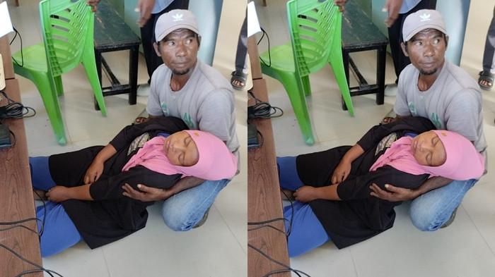 HUKUM: Seorang Wanita Jatuh Pingsan saat Melapor Kasus KDRT Suaminya di SPKT Polres Pulau Taliabu, Minggu (3/5/2026). Menurit Kapolres Pulau Taliabu AKBP Adnan Wahyu Kashogi, apa yang dialami La Saani bermula pada Sabtu (2/5/2026) sekitar pukul 20.20 WIT.