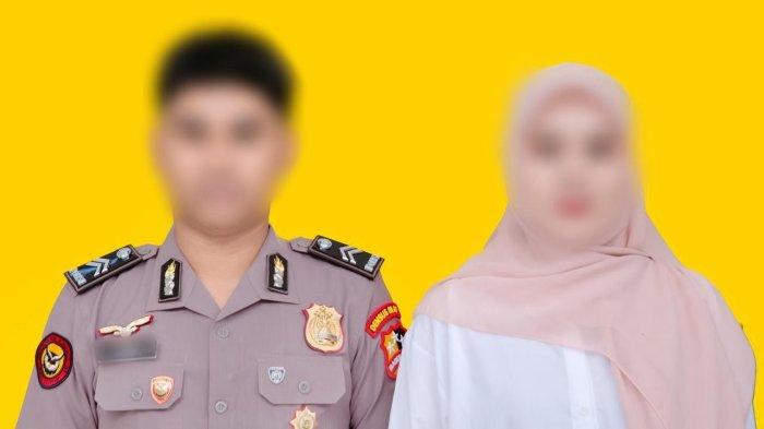 HUKUM: AH alias Anisa (25) kanan dan  Briptu AA alias Alim (kiri). Pasangan di Kota Ternate ini gagal menikah dan berujung somasi yang dilayangkan pihak perempuan