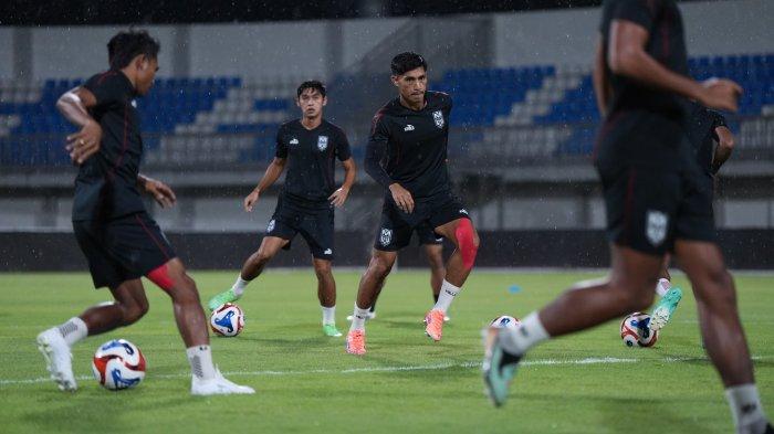 KOMPETISI: Sesi latihan Malut United jelang lawan Madura United
