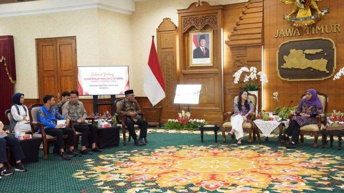 Suasana pertemuan Pemprov Maluku Utara dengan Pemprov Jawa Timur