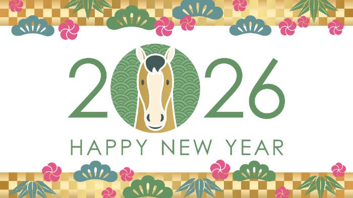 Ilustrasi tahun 2026 yang dinaungi Shio Kuda api menurut kalender tahun baru China 2026, diunggah Senin (12/1/2026).