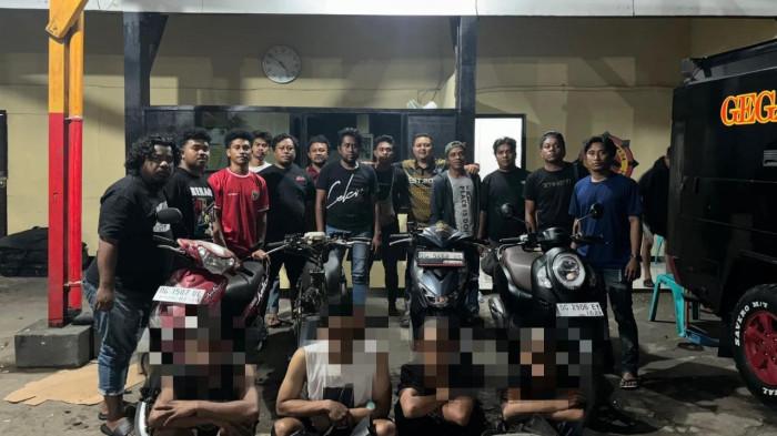 CURANMOR - Tim Intelmob Satbrimob Polda Maluku Utara saat mengungkap kasus curanmor yang beraksi di Ternate, Jumat (5/6/2026).