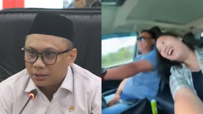 VIDEO VIRAL - Kolase potret anggota DPRD Gorontalo Wahyudin Moridu dan video viral bersama wanita yang disebutnya selingkuhan, diunggah Sabtu (20/9/2025). Dalam video viral tersebut Wahyudin Moridu mengaku ingin merampok uang negara.