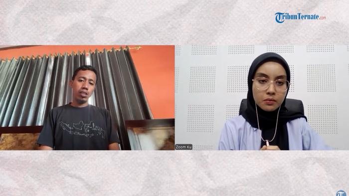 TRAGEDI DUKONO - Anak Esa saat diwawancara Tribun Ternate dalam program Saksi Kata. Ia mengungkap kronologi tragedi erupsi Gunung Dukono yang menewaskan tiga pendaki pada 8 Mei 2026. Menurutnya, erupsi terjadi tiba-tiba saat rombongan berada di area kawah, padahal sebelumnya kondisi gunung terlihat aman dan cuaca cerah, Sabtu (14/5/2026).