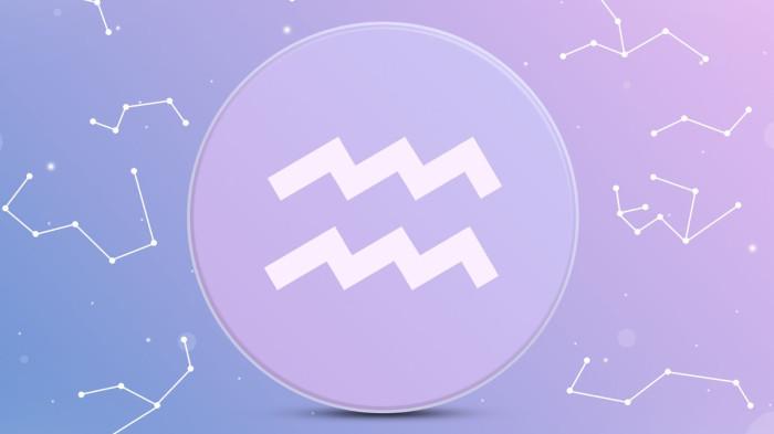 ZODIAK - Ilustrasi zodiak Aquarius. Foto diunduh dari canva.com, Jumat (9/1/2026).