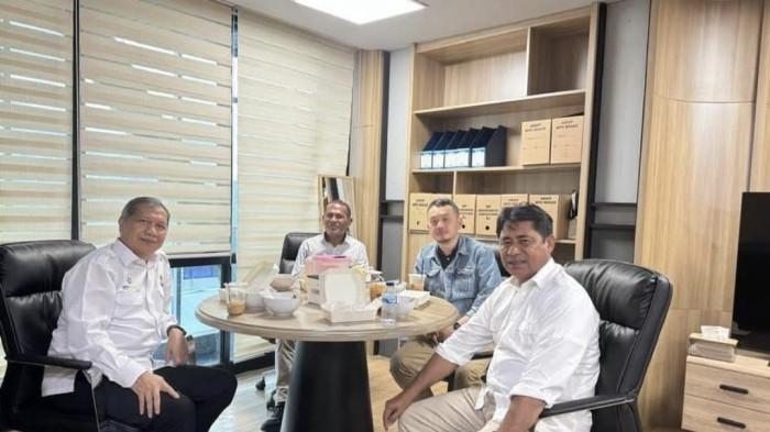 PERTEMUAN - Bupati Halmahera Timur, Maluku Utara, Ubaid Yakub temui BPH Migas di Jakarta bahas ketersediaan kuota minyak tanah, Jumat (6/2/2026)