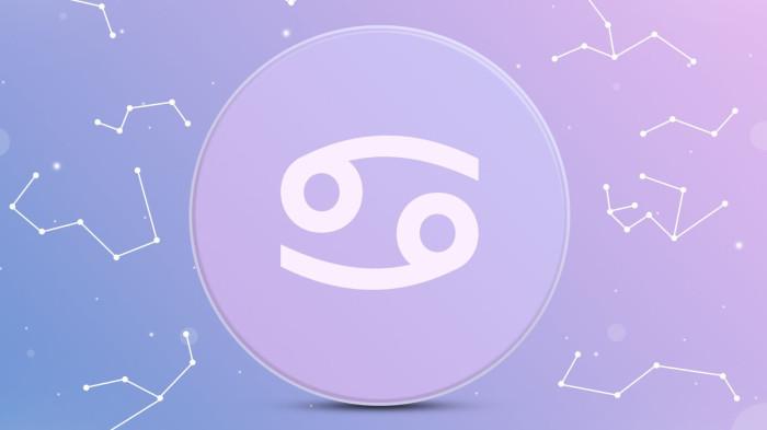 RAMALAN ZODIAK - Ilustrasi zodiak Cancer. Diunduh dari canva.com, Jumat (9/1/2026).