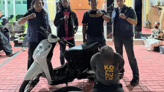 Tim Resmob Macan Gamalama Satuan Reserse Kriminal Polres Ternate berhasil mengamankan seorang terduga pelaku tindak pidana pencurian sepeda motor di Kota Ternate, Sabtu (6/6/2026).