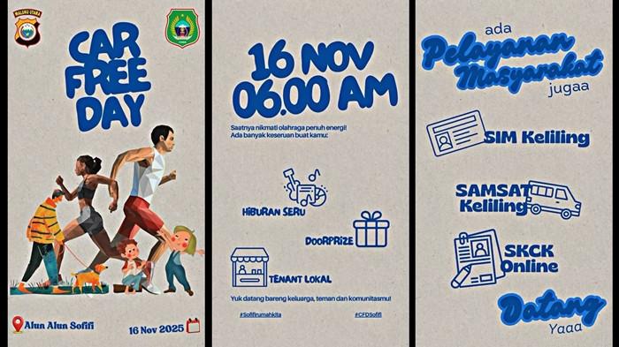 flyer DFC di Sofifi, Maluku Utara