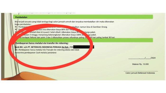 SAKSI KATA - Formulir pendaftaran paket umrah PT Betteravel Indonesia Perkasa Ternate.