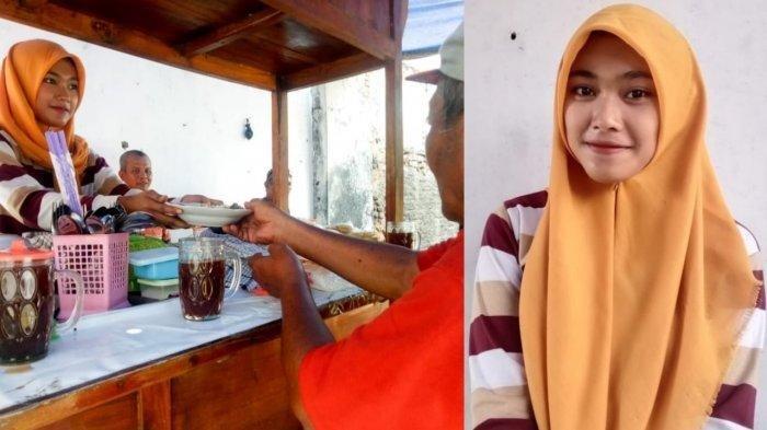 Tak Malu Bantu Orangtua Jualan Nasi Sayur di Alkid Solo, Kisah Sarjana Cantik Berhijab Ini Viral