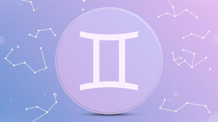 ZODIAK - Ilustrasi zodiak Gemini. Foto diunduh dari canva.com, Kamis (8/1/2026).