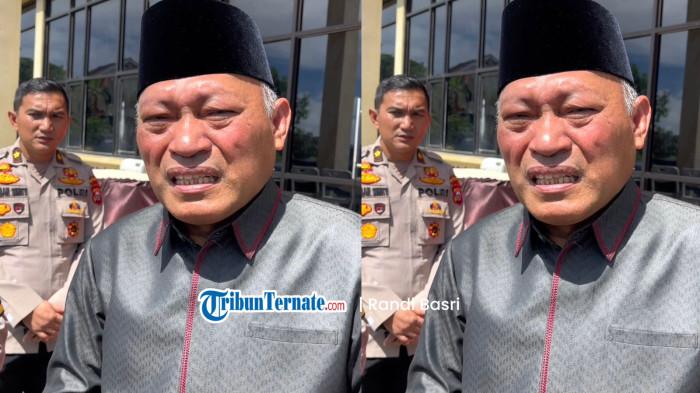 IZIN: Wakil Gubernur Maluku Utara Sarbin Sehe saat bersedia diwawancarai Tribunternate.com usai hadiri giat di SPN Gurabati Tidore Kepulauan, Sabtu (20/12/2025). Pada kesempatan itu ia mengatakan akan mengupayakan terkait izin tambang rakyat