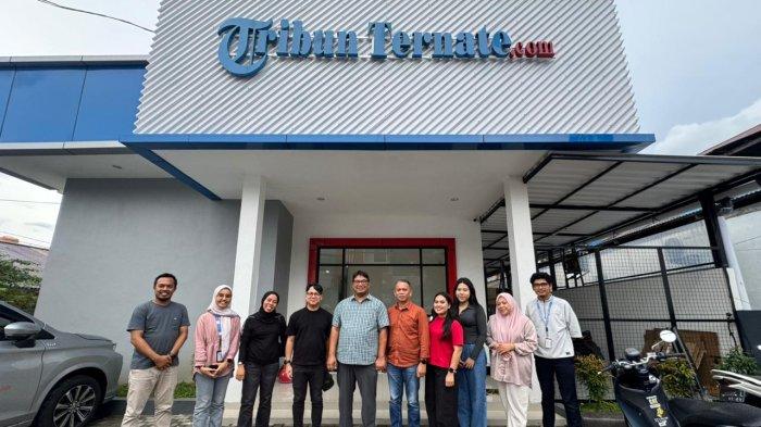 KUNJUNGAN - Harita Nickel melakukan kunjungan silaturahmi ke Kantor Tribun Ternate di Jalan Pemuda, Kelurahan Salero, Kecamatan Ternate Utara, Kota Ternate, Maluku Utara, Jumat (5/12/2025).