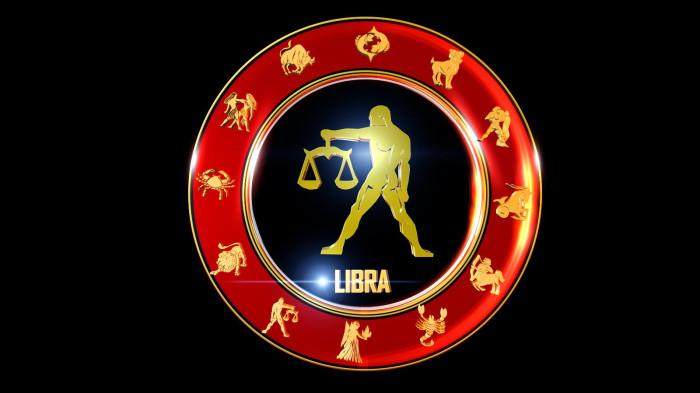 RAMALAN ZODIAK - Ilustrasi zodiak Libra. Diunduh dari canva.com, Jumat (2/1/2026). (canva.com)