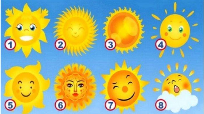 Tes Kepribadian: Pilih Satu Gambar Matahari Favoritmu dan Temukan Karakteristik Positif dalam Dirimu