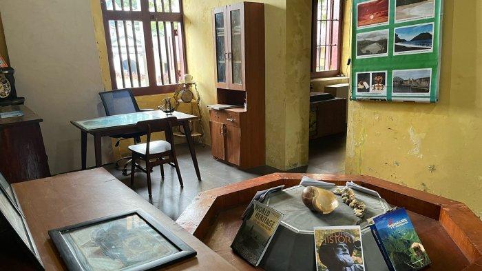 LIPUTAN WISATA - Bagian dalam Museum Sejarah Ternate, Sabtu (15/2/2025).