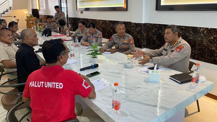 KOMPETISI: Suasana pertemuan Polres Ternate, Maluku Utara dengan