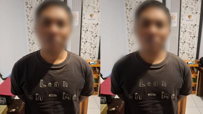 HUKUM: DA alias Dandi (23), terduga pelaku pencurian ditangkap Sat Resmob Polres Ternate, Sabtu (29/11/2025)