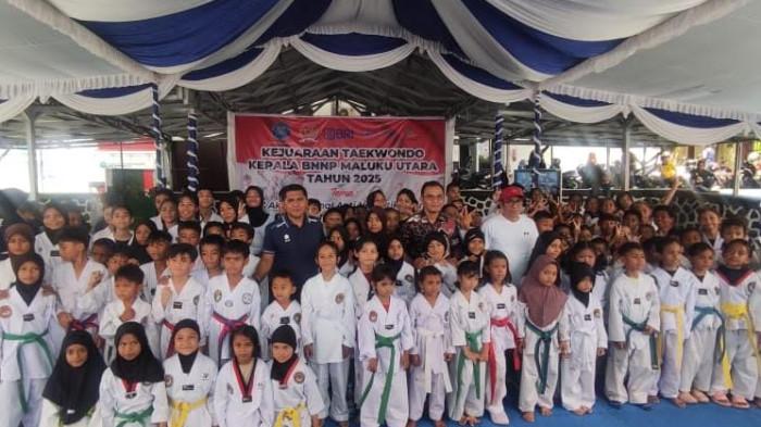 Sambut Hari Sumpah Pemuda, BNN Maluku Utara Gelar Kejuaraan Taekwondo