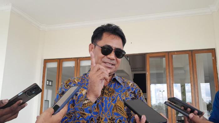 PENERTIBAN - Bupati Halmahera Timur, Maluku Utara, Ubaid Yakub, Jumat (13/3/2026)