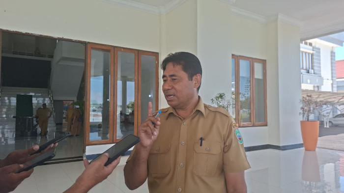 KELUHAN - Bupati Halmahera Timur, Maluku Utara, Ubaid Yakub saat diwawancarai pada Rabu (6/5/2026).