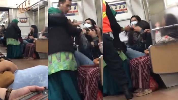 Video Emak-emak Jambak dan Tampar Wanita Muda di Commuter Line Viral, Ini Kata PT KCI