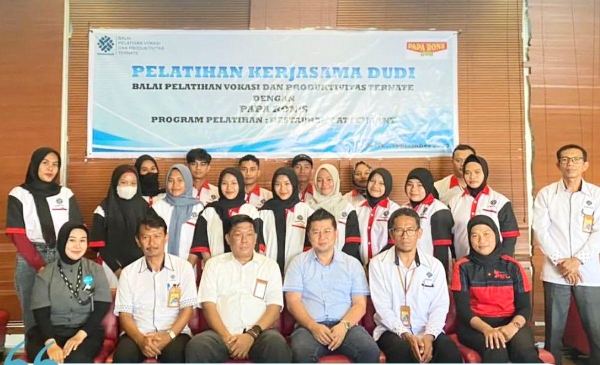 Dorong Dunia Usaha di Bidang Industri, BPVP Ternate Gandeng Papa Ron's Pizza Buat Pelatihan