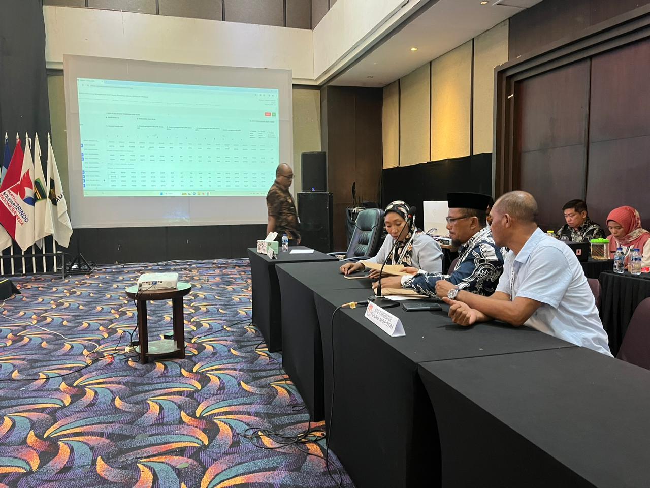 Tak Sampai Sejam, KPU Maluku Utara Plenokan Hasil Perolehan Suara Pemilu 2024 dari Pulau Morotai
